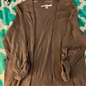 LC Lauren Conrad Chocolate Knit Sweater